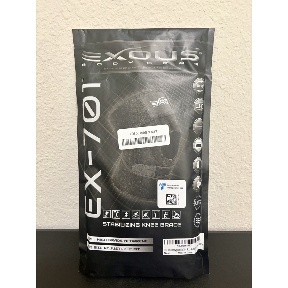 EXOUS BODYGEAR Stabilizing Knee Brace - Patella, MCL, ACL, Meniscus Support